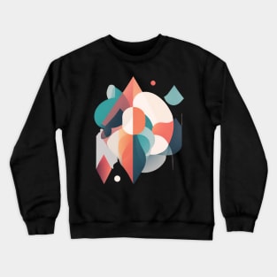 Geometric Abstract Crewneck Sweatshirt